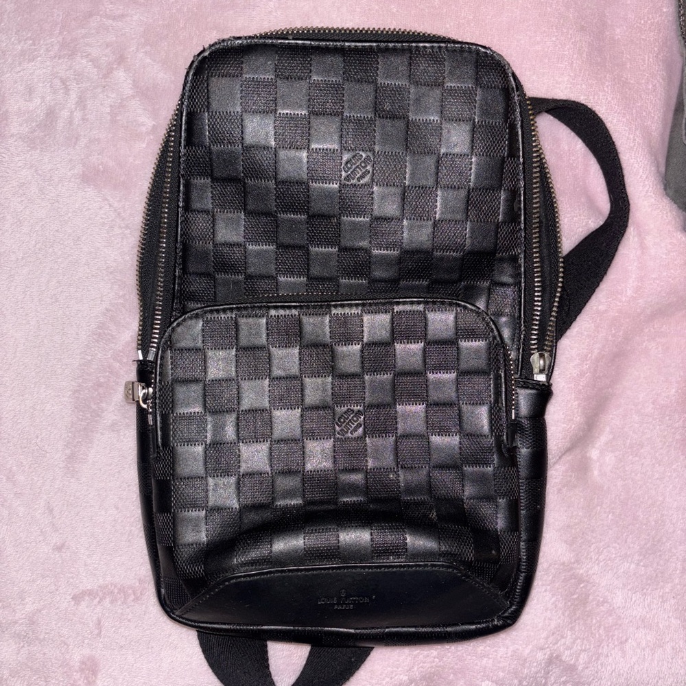 Louis Vuitton Checkered Black Backpack